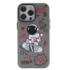 İphone 14 Pro Max Kılıf Prada Desenli Kapak - Prada Siyah - 1