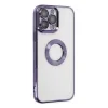 iPhone 14 Pro Max Kılıf Slot Silikon - Mor