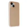 İphone 15 Kılıf Elegant Kapak - Pudra