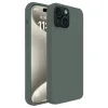 İphone 15 Kılıf First Silikon - Koyu Yeşil