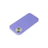 İphone 15 Kılıf Nano İçi Kadife Silikon - Lila