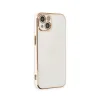 iPhone 15 Kılıf Volet Silikon - Beyaz