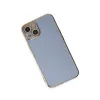 iPhone 15 Kılıf Volet Silikon - Mavi