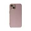 iPhone 15 Kılıf Volet Silikon - Mor