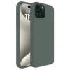 İphone 15 Plus Kılıf First Silikon - Koyu Yeşil