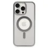 İphone 15 Pro Kılıf Erozi Magsafe Kapak - Gümüş