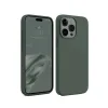 İphone 15 Pro Kılıf First Silikon - Koyu Yeşil
