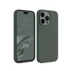 İphone 15 Pro Kılıf First Silikon - Koyu Yeşil