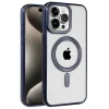 İphone 15 Pro Kılıf Kronos Magsafe Kapak - Lacivert