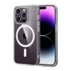 İphone 15 Pro Max Combo Sert Şeffaf Magsafe Kapak - Şeffaf