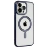 iPhone 15 Pro Max Kılıf Kronos Magsafe Kapak - Lacivert