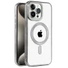 İphone 15 Pro Max Kılıf Kronos Magsafe Kapak - Titanyum Gri