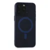 İphone 15 Pro Max Kılıf Lodos Magneticsafe Mat Kapak - Mavi