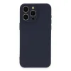 İphone 15 Pro Max Kılıf Nano İçi Kadife Silikon - Lacivert