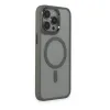 İphone 15 Pro Max Kılıf Room Magneticsafe Silikon - Gri