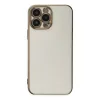 iPhone 15 Pro Max Kılıf Volet Silikon - Beyaz