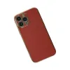iPhone 15 Pro Max Kılıf Volet Silikon - Kırmızı