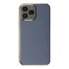 iPhone 15 Pro Max Kılıf Volet Silikon - Mavi