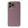 iPhone 15 Pro Max Kılıf Volet Silikon - Mor