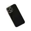 iPhone 15 Pro Max Kılıf Volet Silikon - Siyah