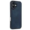İphone 16 Kılıf Aras Deri Kapak - Lacivert