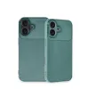 İphone 16 Kılıf Auto Focus Karbon Kapak - Koyu Yeşil