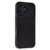 İphone 16 Kılıf Auto Focus Karbon Kapak - Siyah