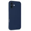 İphone 16 Kılıf First Silikon - Lacivert