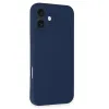 İphone 16 Kılıf First Silikon - Lacivert