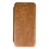İphone 16 Kılıf Flip Cover - Taba