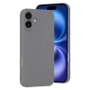 İphone 16 Plus Kılıf First Silikon - Gri