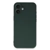 İphone 16 Plus Kılıf First Silikon - Koyu Yeşil