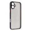 İphone 16 Plus Kılıf Montreal Silikon Kapak - Siyah