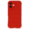 İphone 16 Plus Kılıf Optimum Silikon - Kırmızı