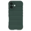 İphone 16 Plus Kılıf Optimum Silikon - Koyu Yeşil