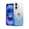 İphone 16 Plus Pummel Shiny Magsafe Kapak - Mavi