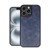İphone 16 Pro Kılıf Aras Deri Kapak - Lacivert