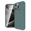 İphone 16 Pro Kılıf Auto Focus Karbon Kapak - Koyu Yeşil