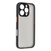 İphone 16 Pro Kılıf Montreal Silikon Kapak - Siyah