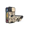İphone 16 Pro Kılıf Pars Lens Yüzüklü Silikon - Gold