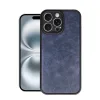 İphone 16 Pro Max Kılıf Aras Deri Kapak - Lacivert