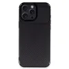 İphone 16 Pro Max Kılıf Auto Focus Karbon Kapak - Siyah