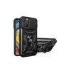 İphone 16 Pro Max Kılıf Pars Lens Yüzüklü Silikon - Siyah