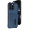 İphone 16 Pro Max Kılıf Sara Kartvizitli Deri Kılıf - Lacivert