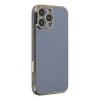 İphone 16 Pro Max Kılıf Volet Silikon - Mavi