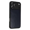 İphone 17 Pro Aras Deri Kapak - Lacivert