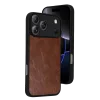 İphone 17 Pro Aras Deri Kapak - Taba