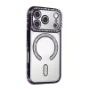 İphone 17 Pro Joke Simli Magneticsafe Kılıf - Derin Mor