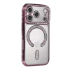 İphone 17 Pro Joke Simli Magneticsafe Kılıf - Pembe