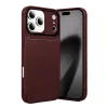 İphone 17 Pro Max Auto Focus Karbon Kapak - Bordo